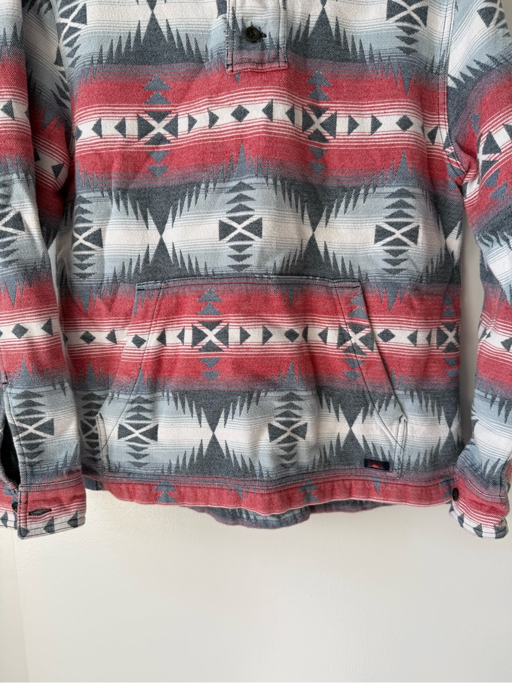 Faherty Blanket Baja Hoodie, in Colorado Jewel - Picture 5 of 9